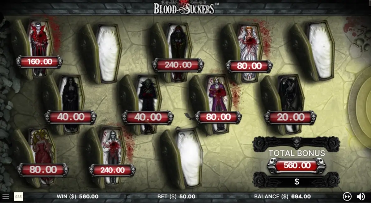 Blood Suckers Vampire Slaying Bonus
